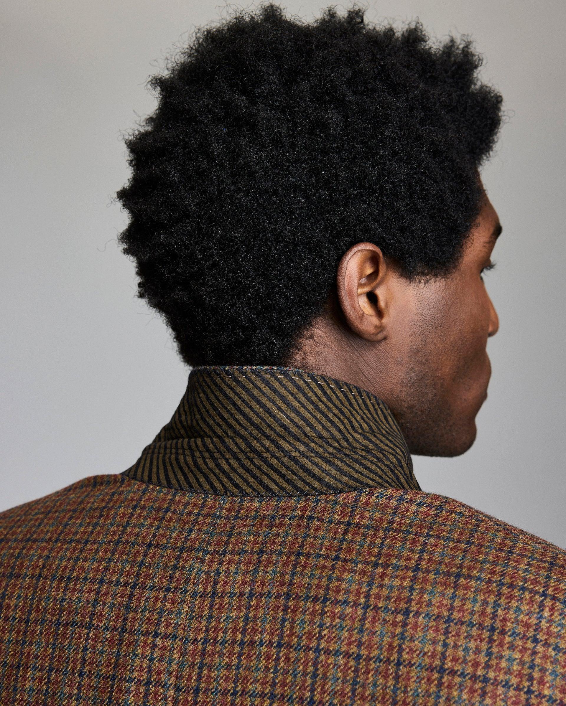 Virgin Wool Houndstooth Archie Jacket -  Product Image