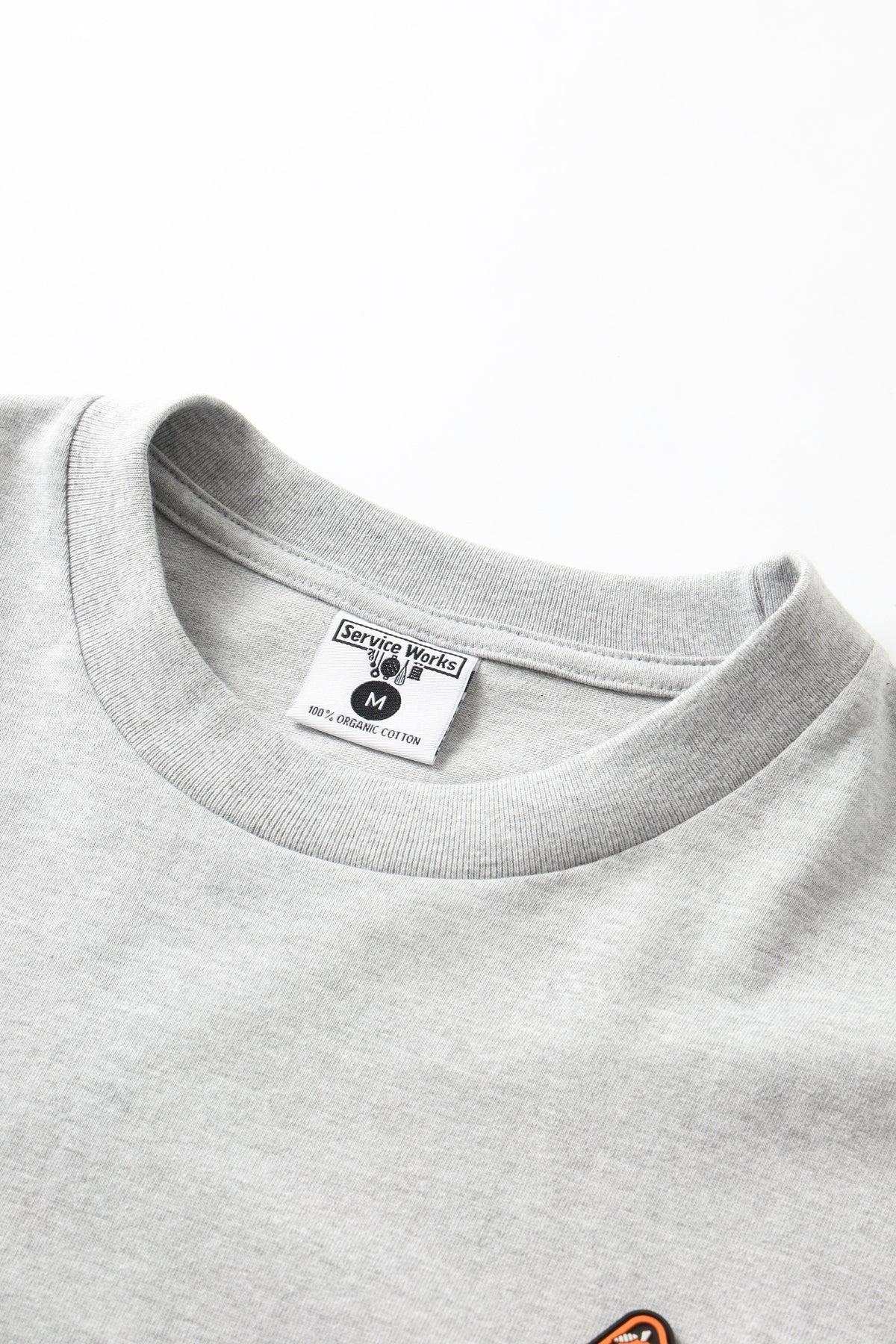 Sticker Tee - Heather Grey Product Image