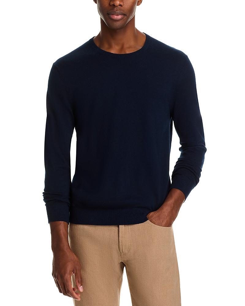 The Mens Store at Bloomingdales Cotton Cashmere Crewneck Sweater - Exclusive Product Image