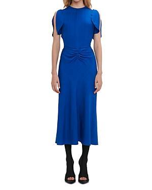 Victoria Beckham Gathered Waist Midi Dress Product Image