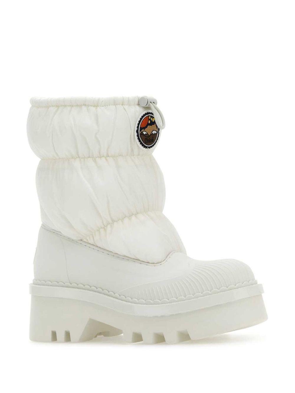 CHLOÉ Raina Boots In White Product Image