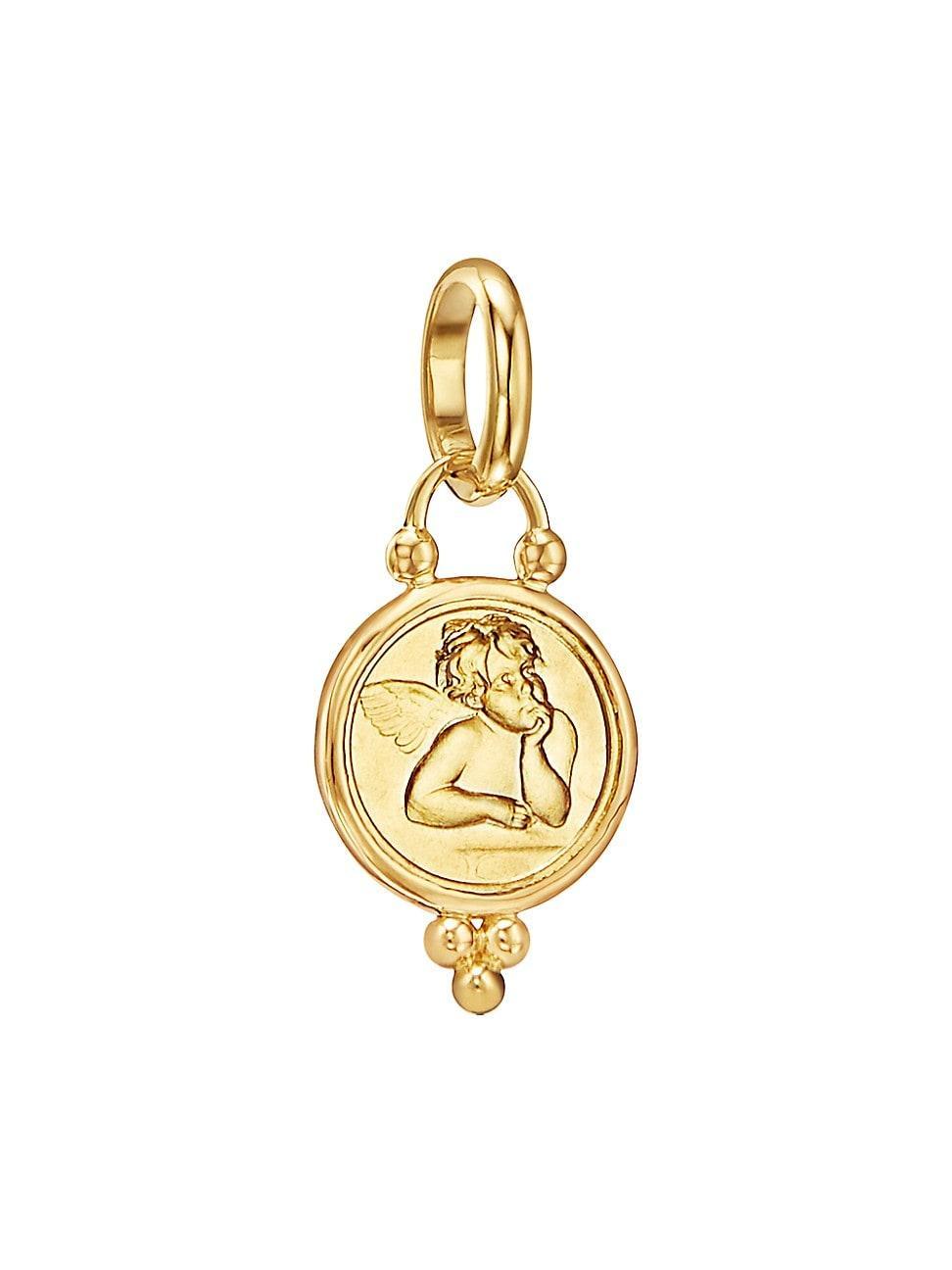 Womens Angels 18K Yellow Gold Pendant Product Image