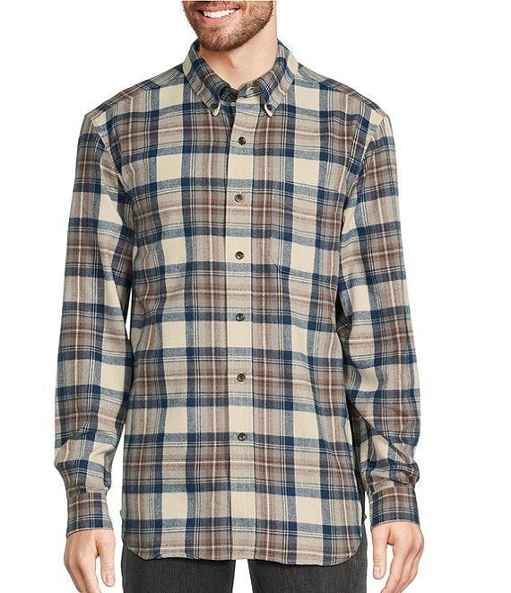 L.L.Bean Scotch Medium Plaid Portuguese Flannel Long Sleeve Woven Shirt Product Image