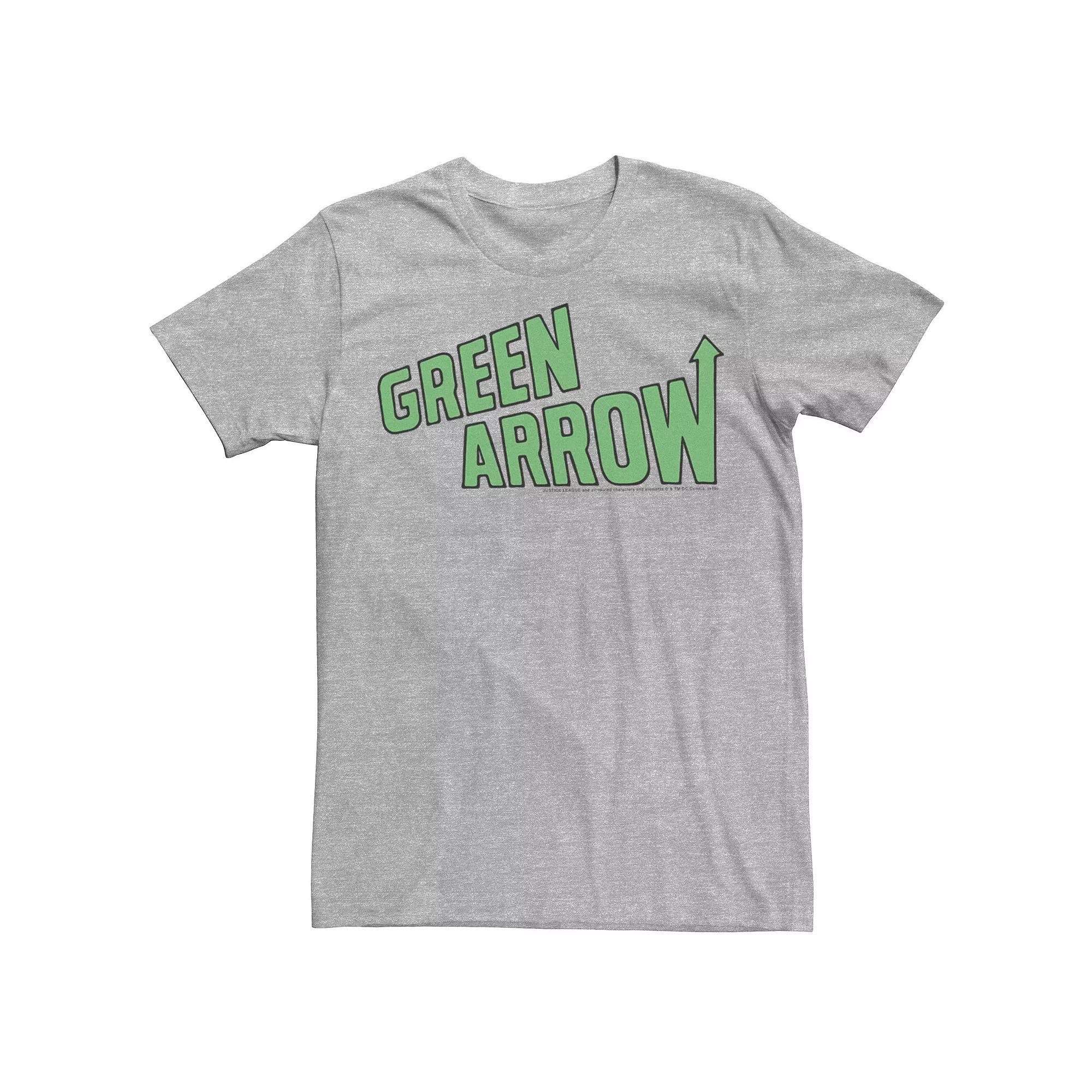 Men's DC Comics The Green Arrow Text Poster Tee,  Product Image