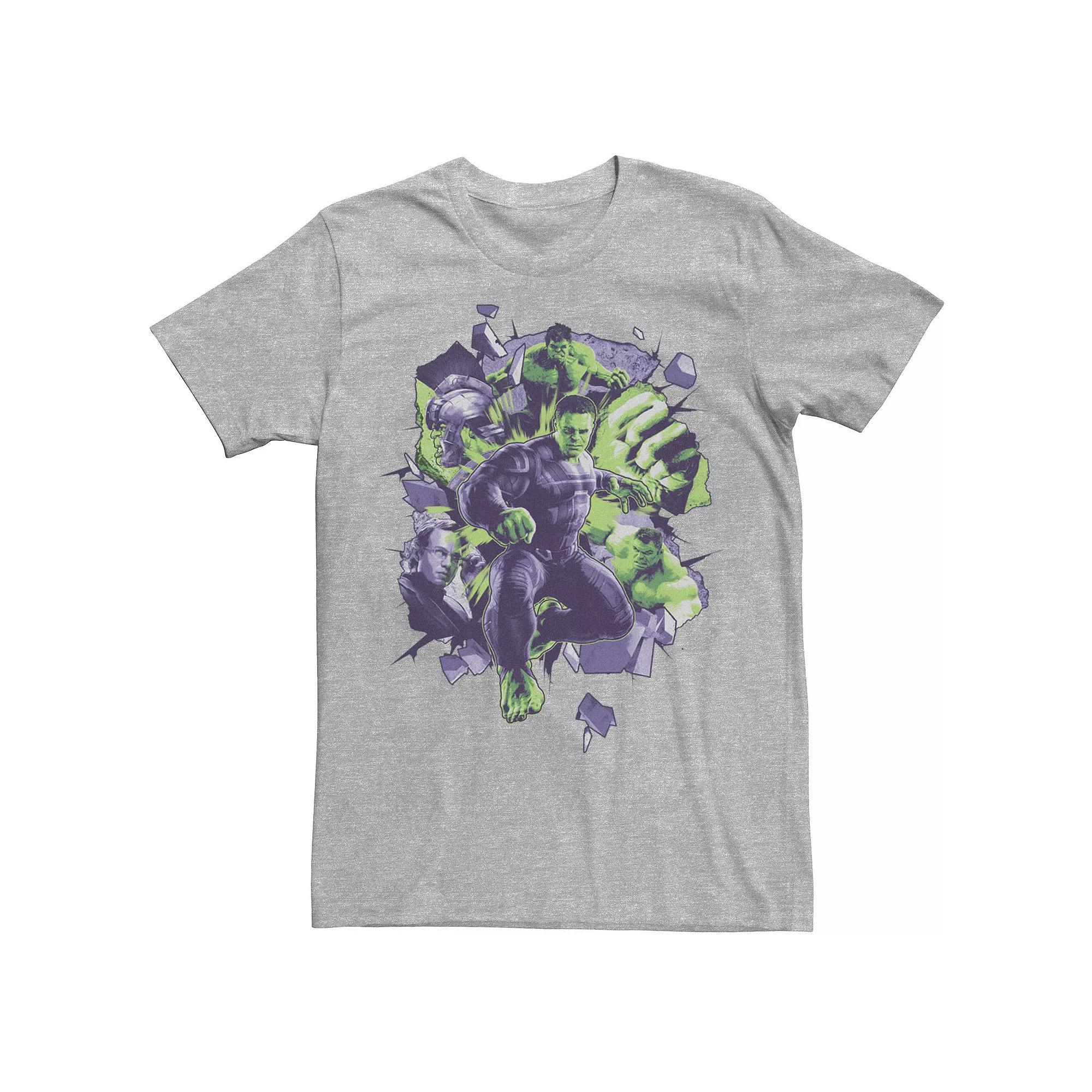 Big & Tall Marvel Avengers Endgame Iron Man Outline Poster Tee, Men's,  Product Image