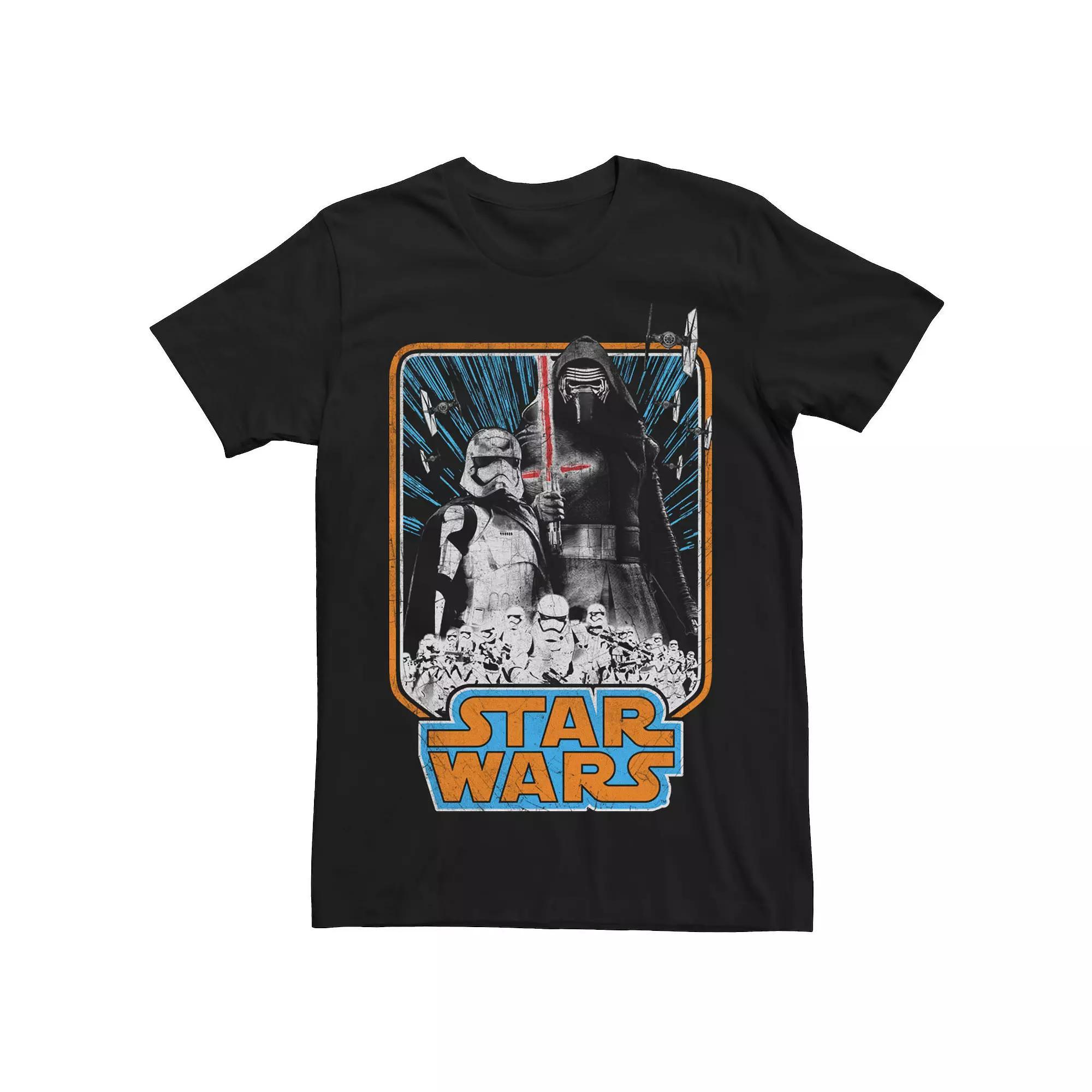 Men's Star Wars The Force Awakens Kylo And Starships Tee,  Product Image