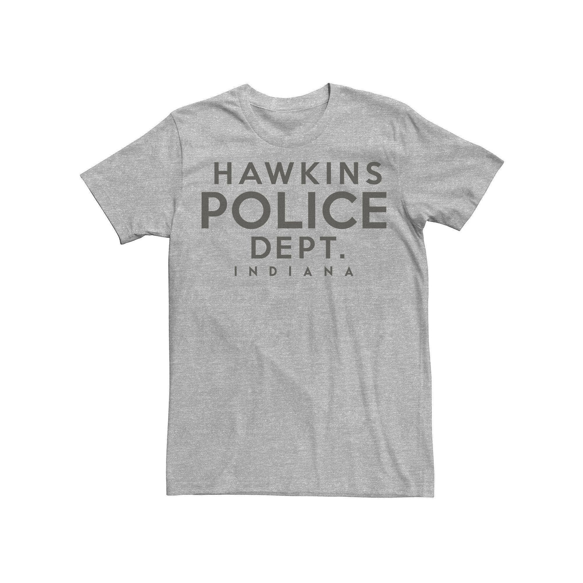Men's Netflix Stranger Things Hawkins Police Dept. Indiana Tee,  Product Image