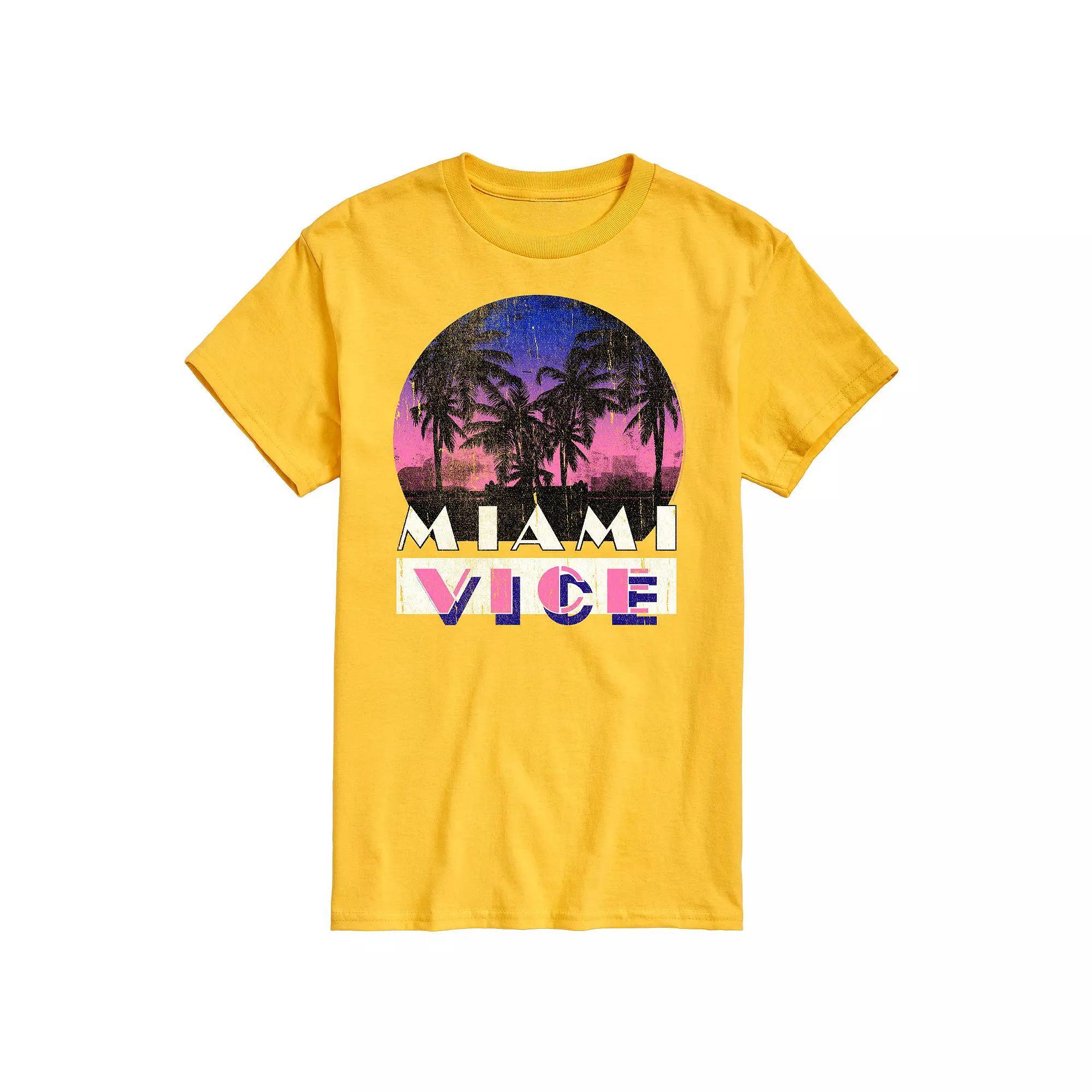 Men's Miami Vice Life Tee, Size: Small, Yellow Product Image