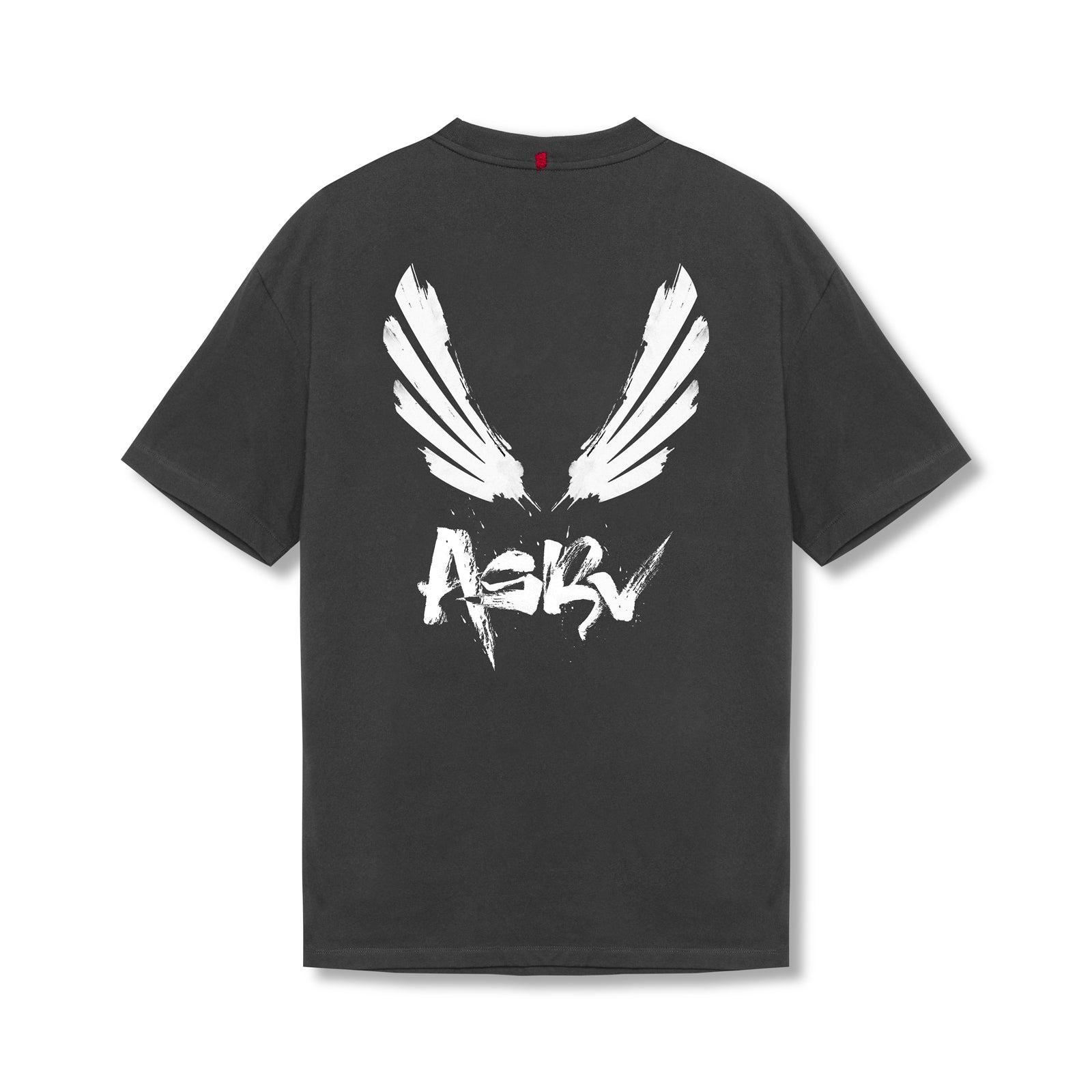 0797. Tech Essential™ Relaxed Tee - Space Grey "Brush Wings/ASRV" Product Image