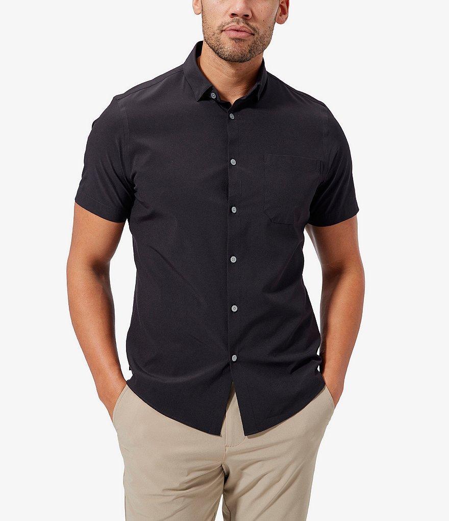 Mizzen+Main Leeward Solid Performance Short-Sleeve Woven Shirt Product Image