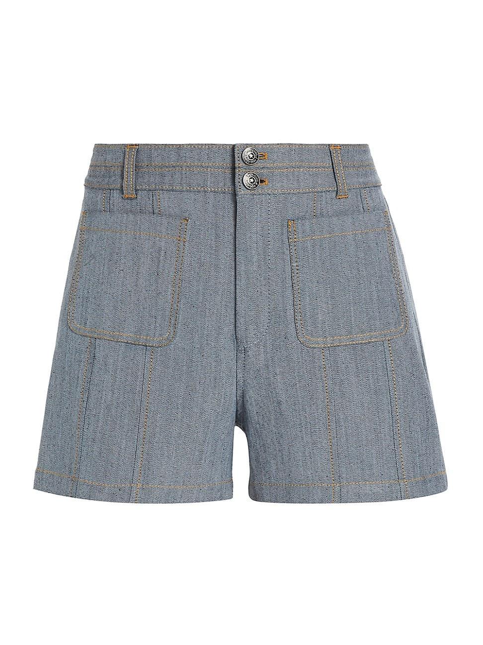 Womens Dorothea Denim Shorts Product Image