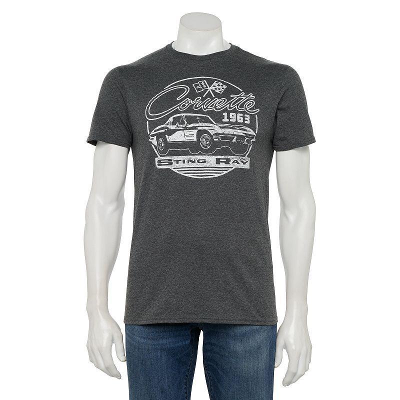 Mens Corvette 1963 Sting Ray Tee Grey Heather Product Image