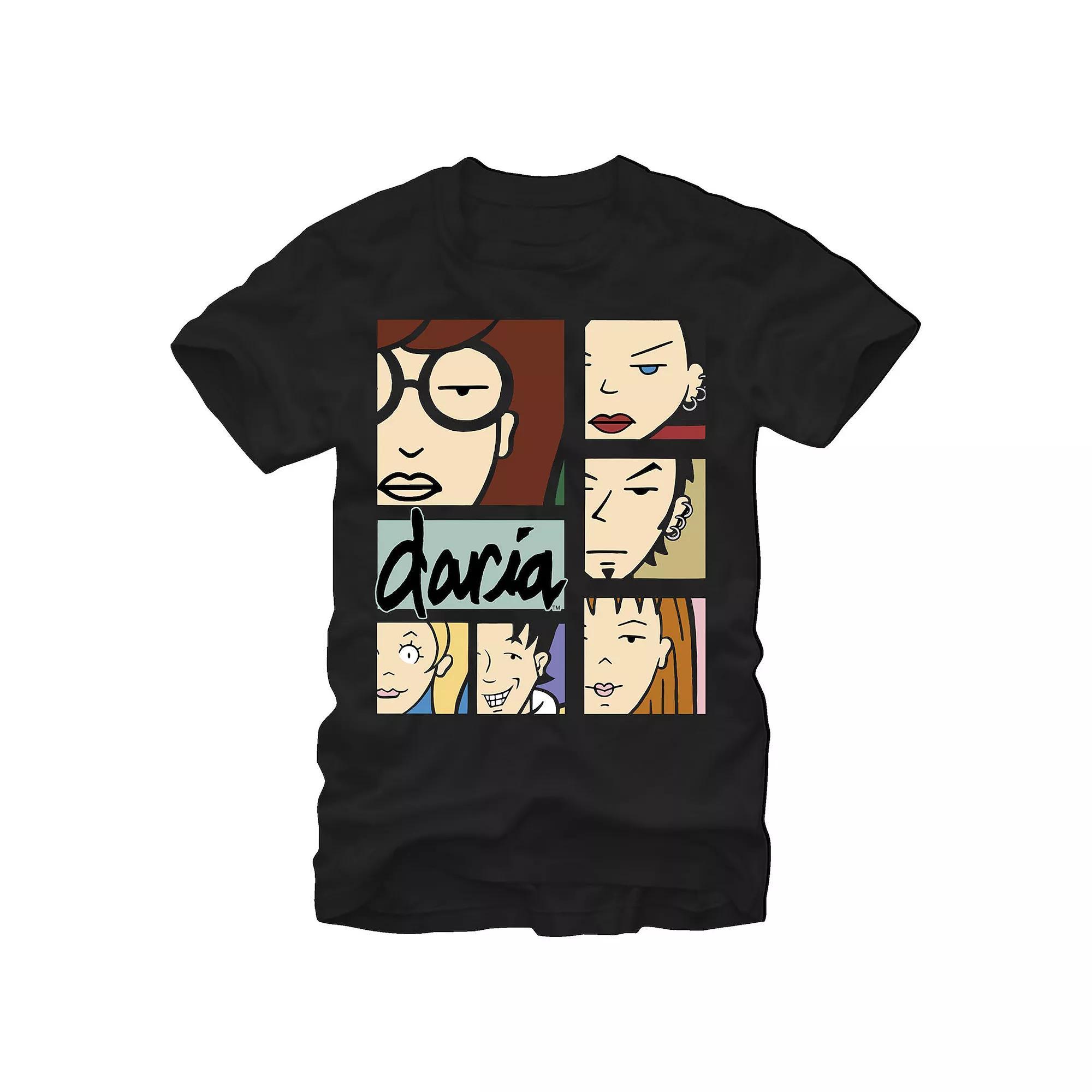 Men's Daria Characters Closeups Graphic Tee,  Product Image