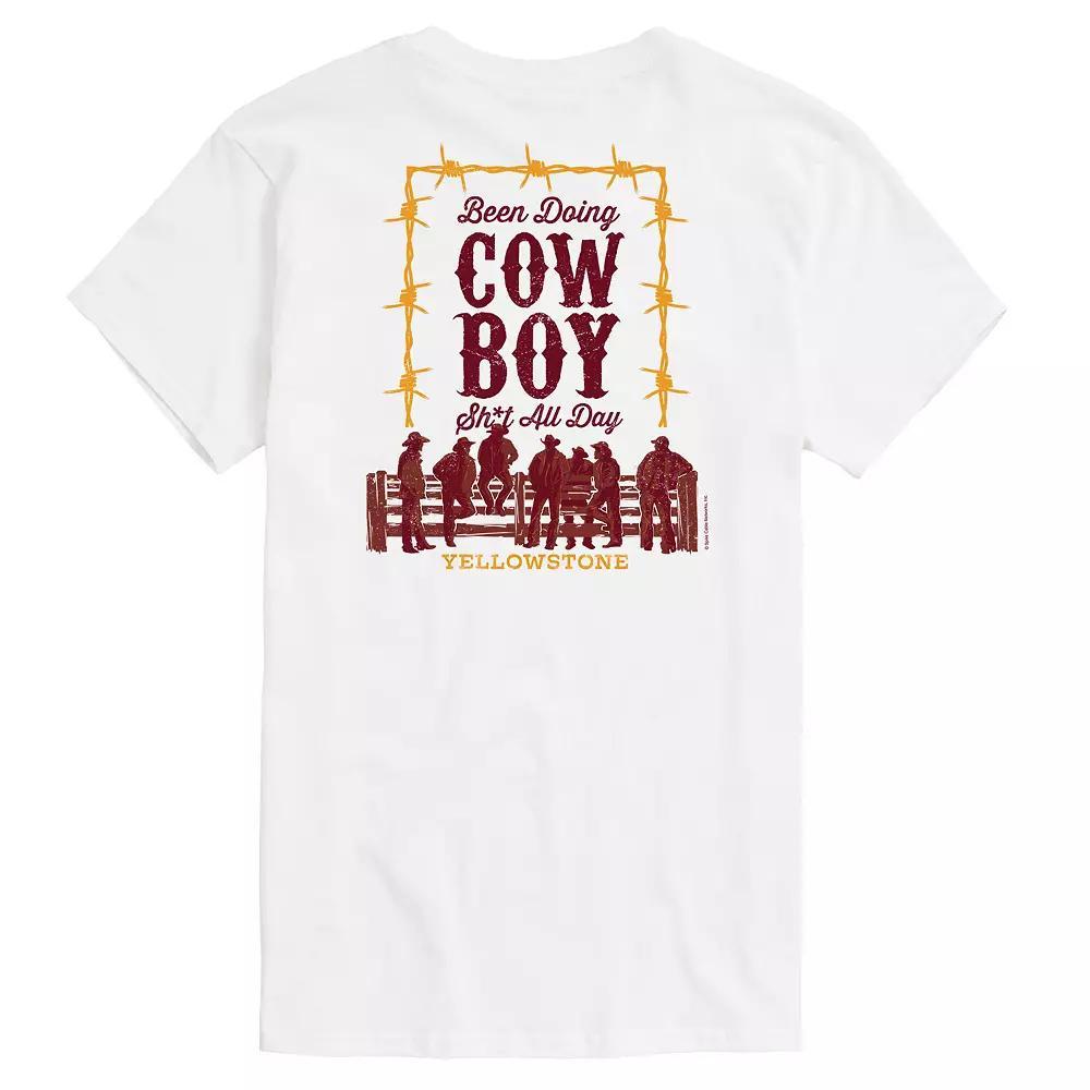 Men's Yellowstone Been Doing Cowboy Graphic Tee,  Product Image