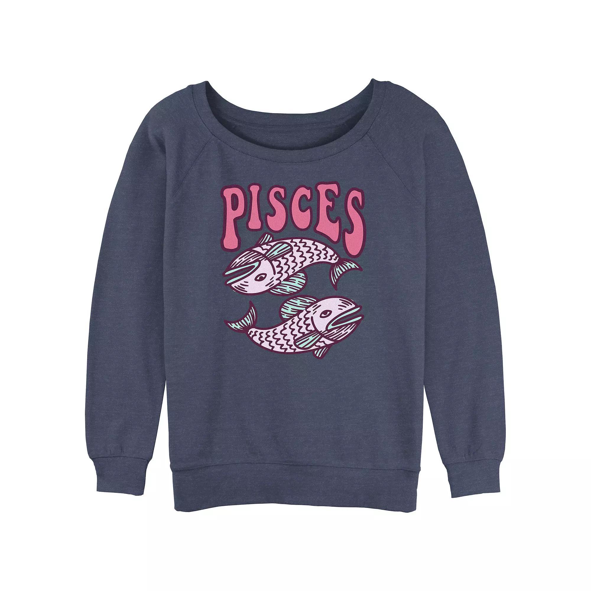 Juniors' MTV Americana Logo Slouchy Terry Graphic Pullover, Girl's,  Product Image