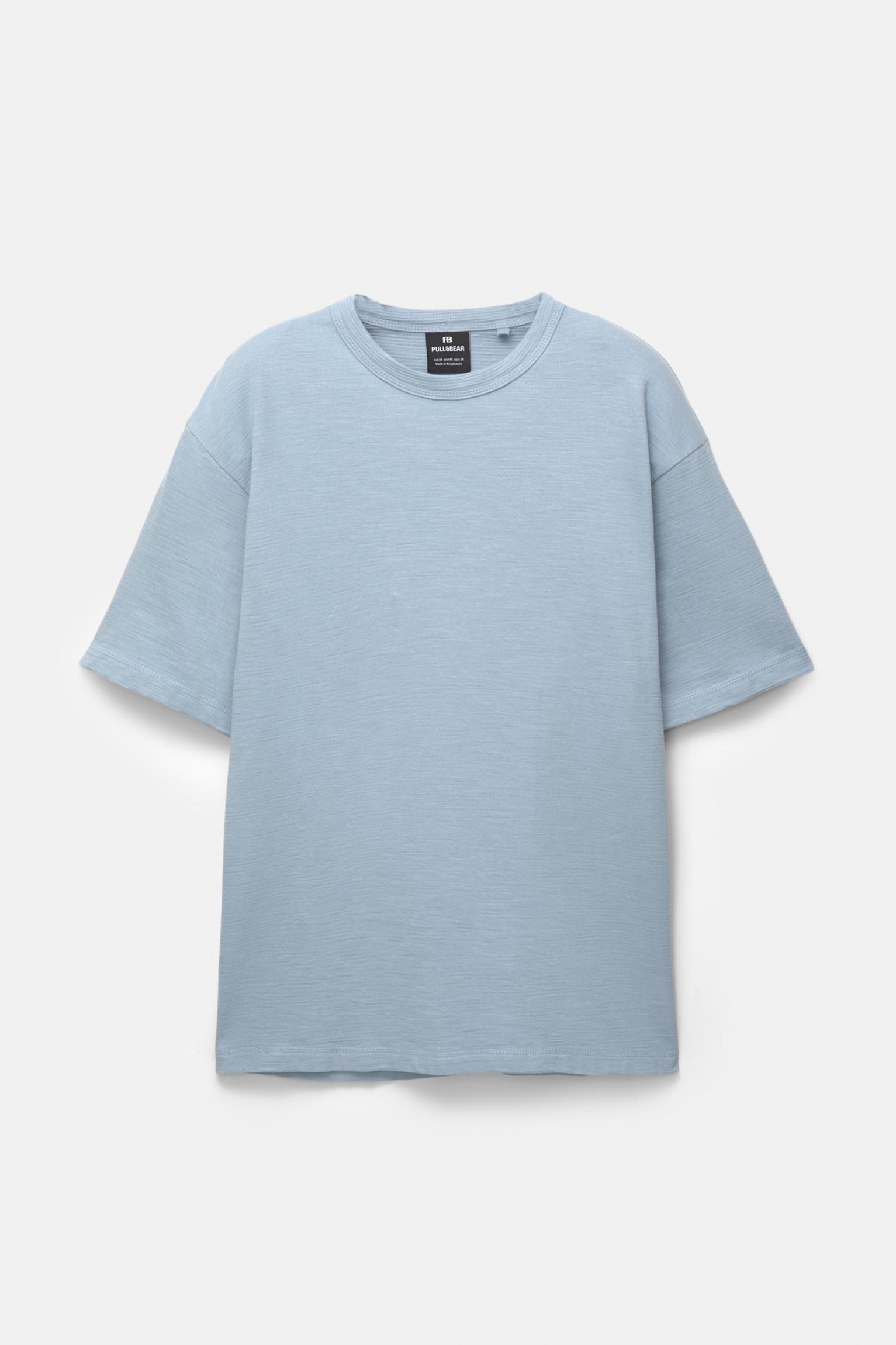Short sleeve textured T-shirt Product Image