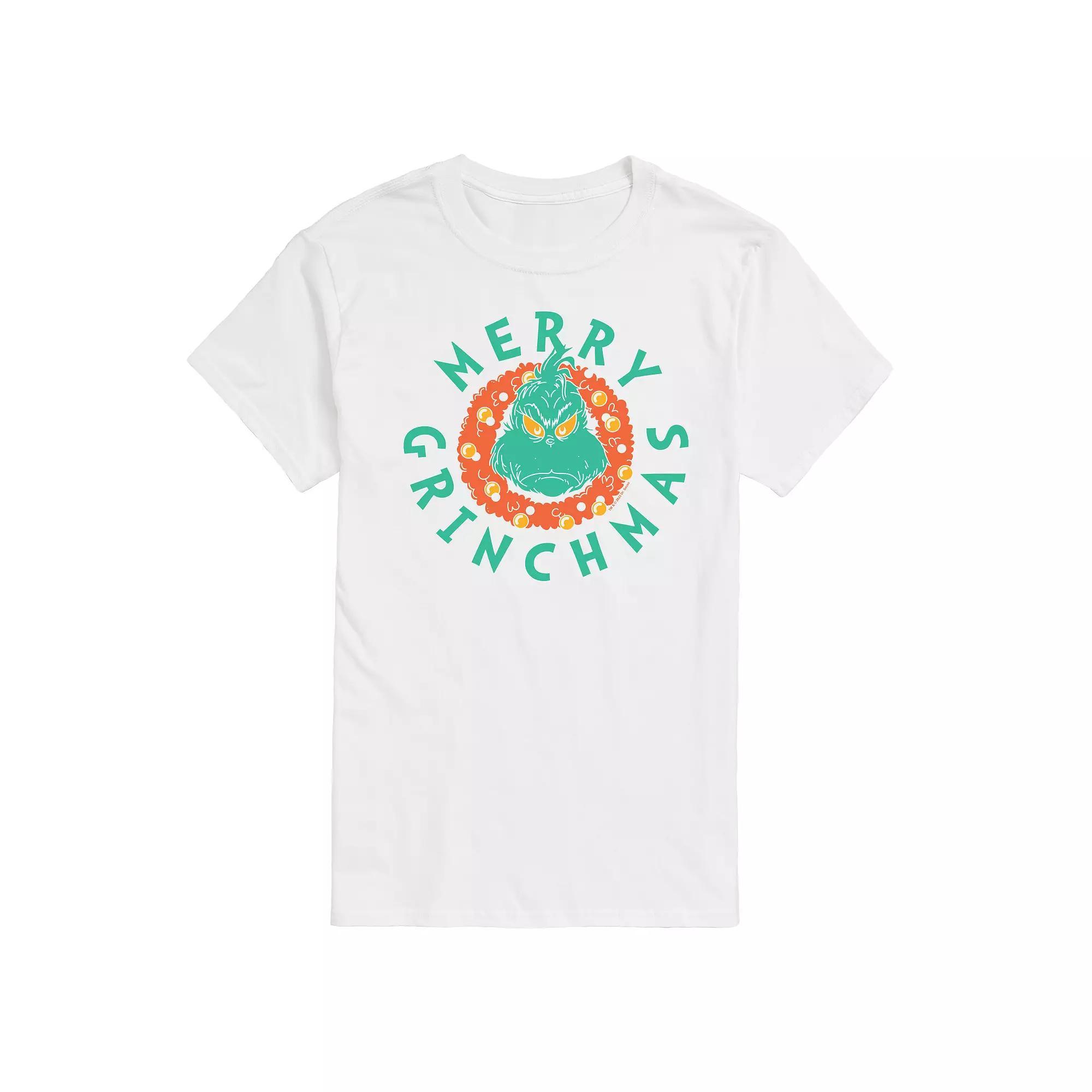 Men's Dr. Seuss The Grinch Merry Grinchmas Graphic Tee,  Product Image