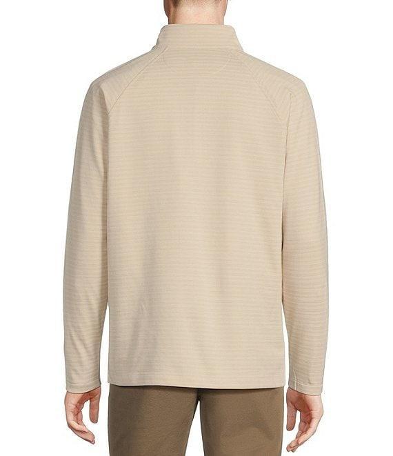Cremieux Blue Label Long Sleeve Quarter Zip Stripe Pullover Product Image