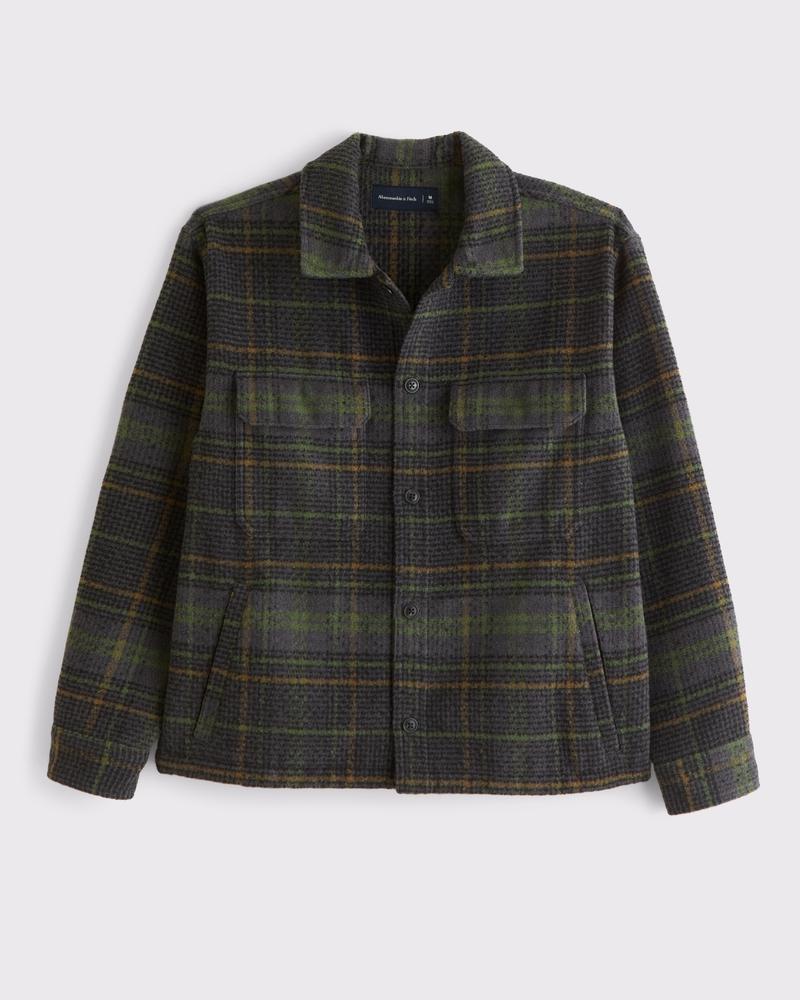 Boucle Shirt Jacket Product Image