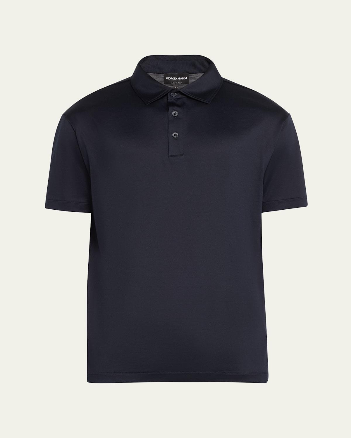 Mens Luxe Jersey Polo Shirt Product Image