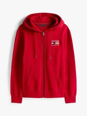 Embroidered Monotype Logo Zip Hoodie Product Image