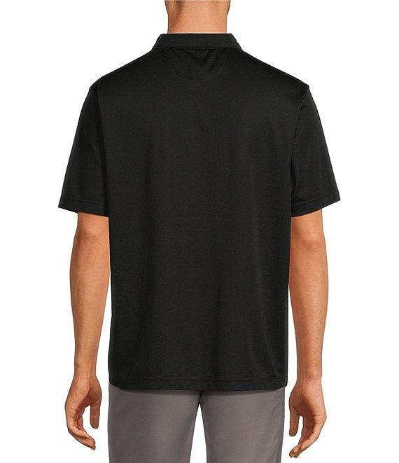 Roundtree & Yorke TravelSmart Easy-Care Performance Short Sleeve Solid Birdseye Polo Shirt Product Image