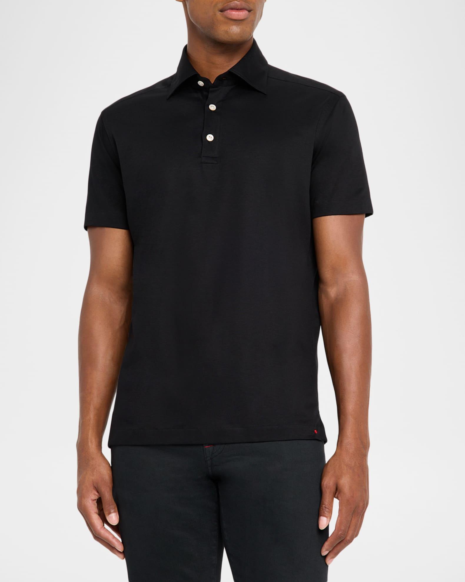 Men's Cotton Classic-Fit Polo Shirt Product Image