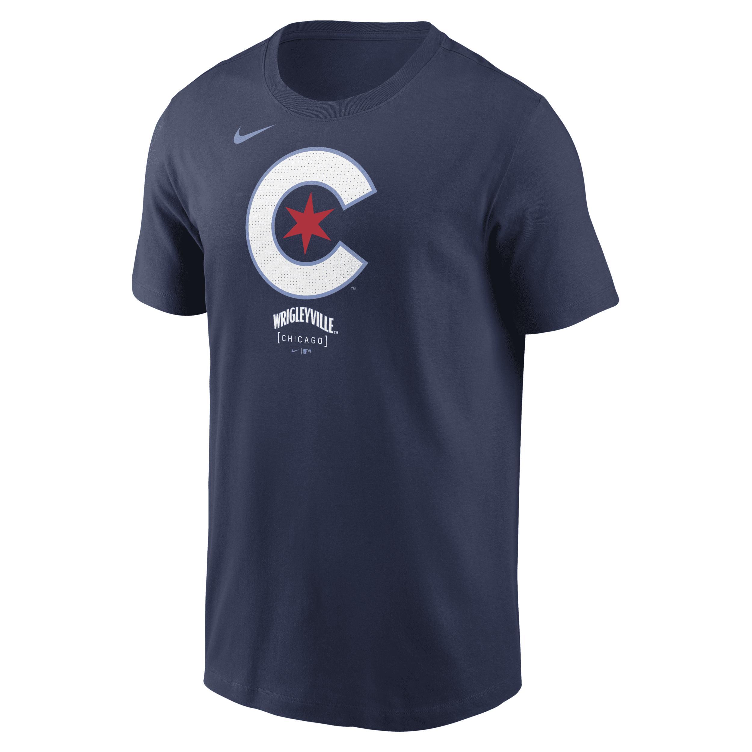 Chicago Cubs City Connect Logo Nike Men's MLB T-Shirt Product Image