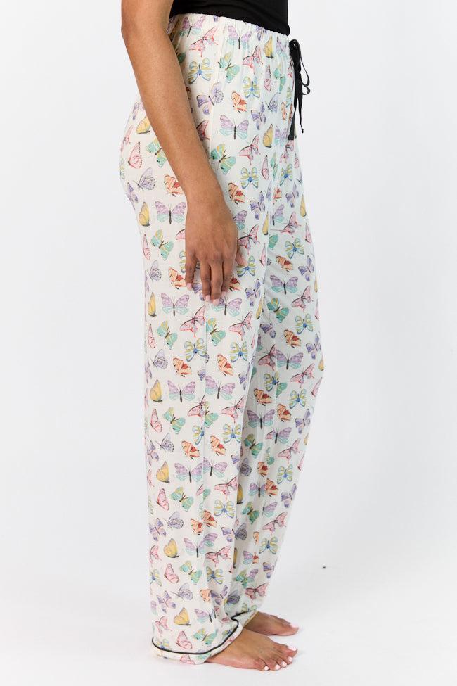 Good To Get Away Butterfly Pajama Pants Product Image