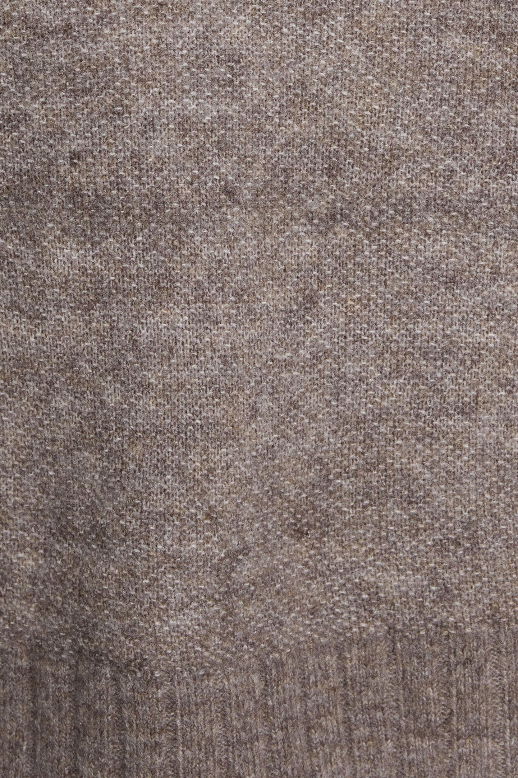 Long Sleeve Spongy Crewneck Sweater Product Image