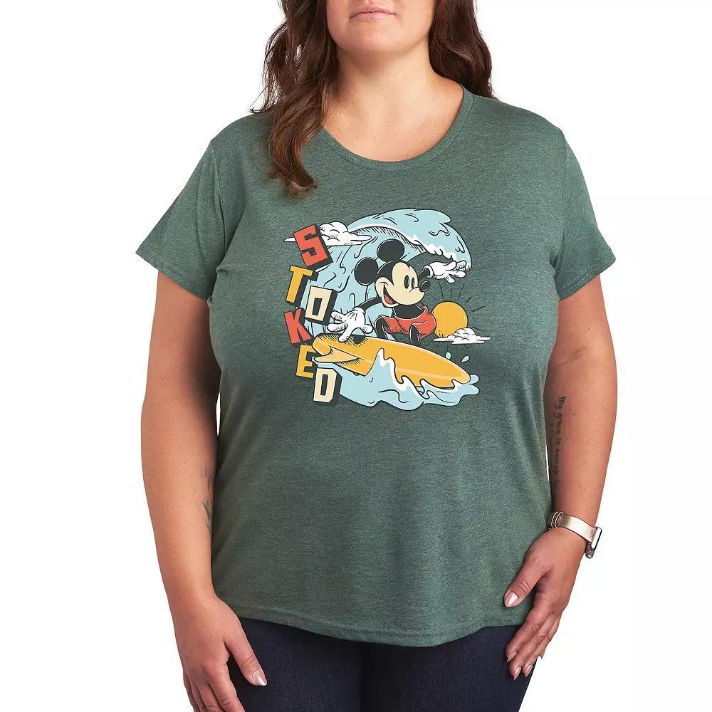 Disney's Mickey Mouse Plus Stoked Graphic Tee, Women's,  Product Image