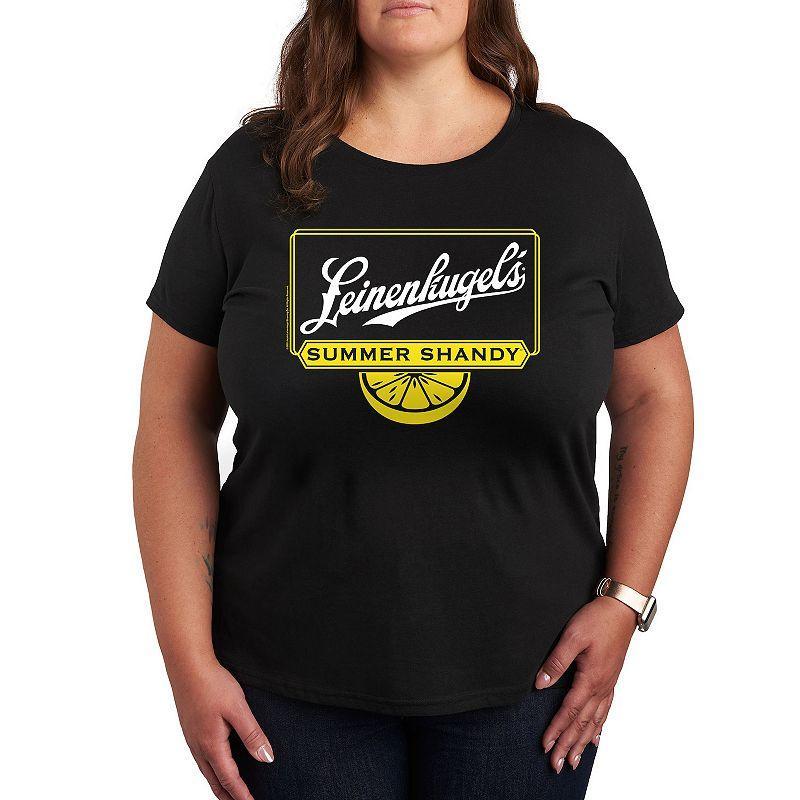 Plus Leinenkugel's Shandy Lemon Graphic Tee, Women's, Size: 1XL, Grey Blue Product Image