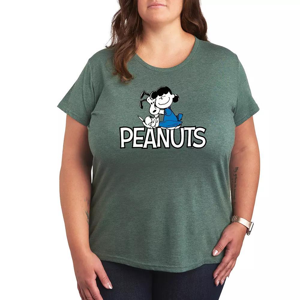 Plus Peanuts Charlie Brown Tired Tomorrow Graphic Tee, Women's,  Product Image
