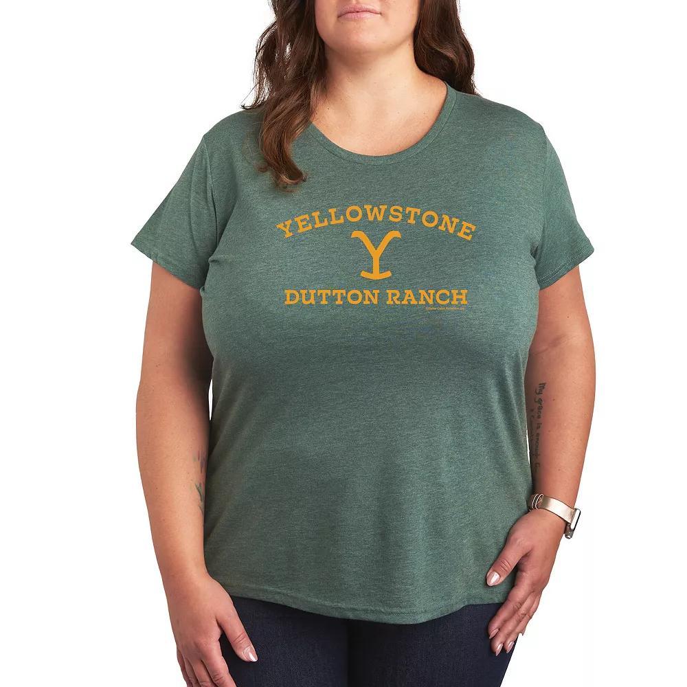 Plus Yellowstone Y Dutton Ranch Logo Graphic Tee, Women's,  Product Image