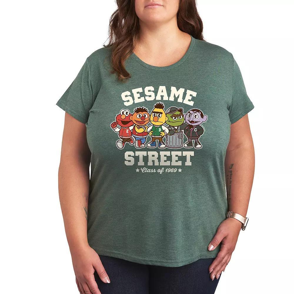 Plus Sesame Street Collegiate Graphic Tee, Women's,  Product Image