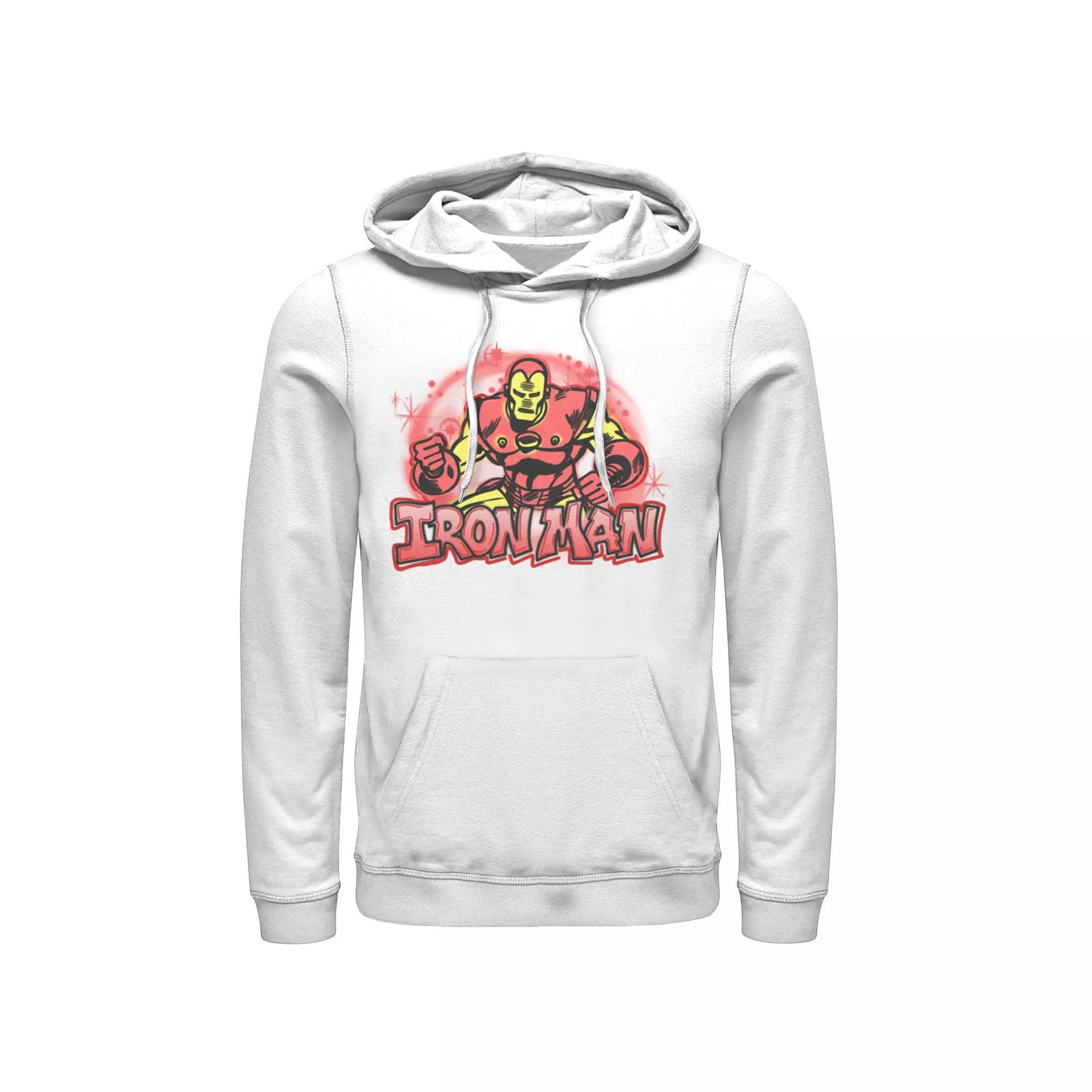 Men's Marvel Airbrushed Iron Man Hoodie,  Product Image