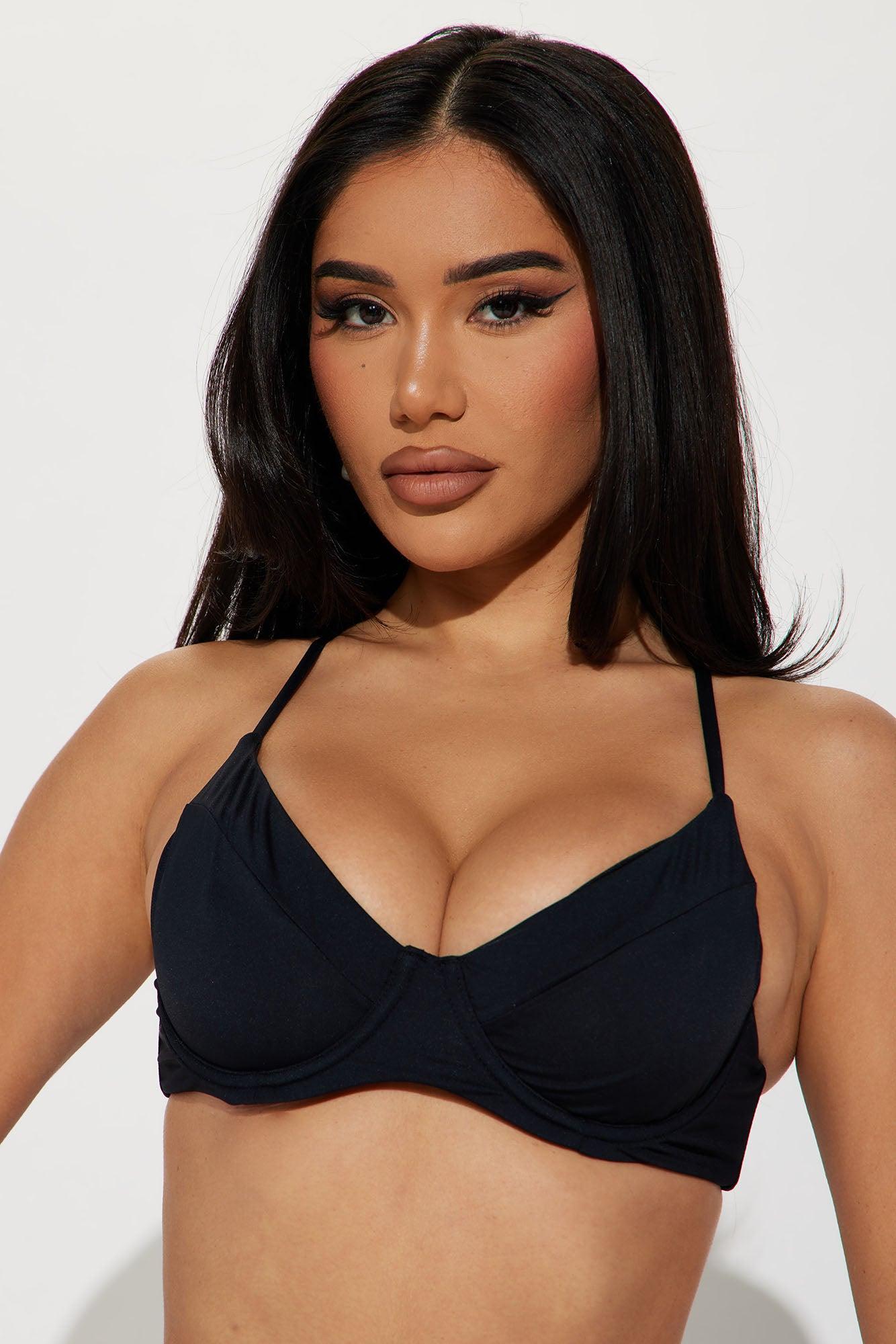 Cheyenne Underwire Bikini Top - Black Product Image