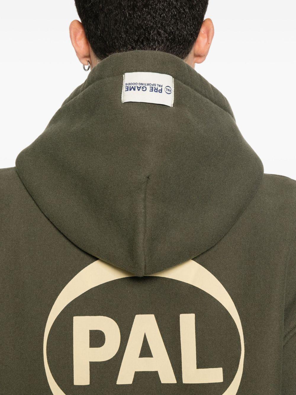 logo-print hooded sweater Product Image