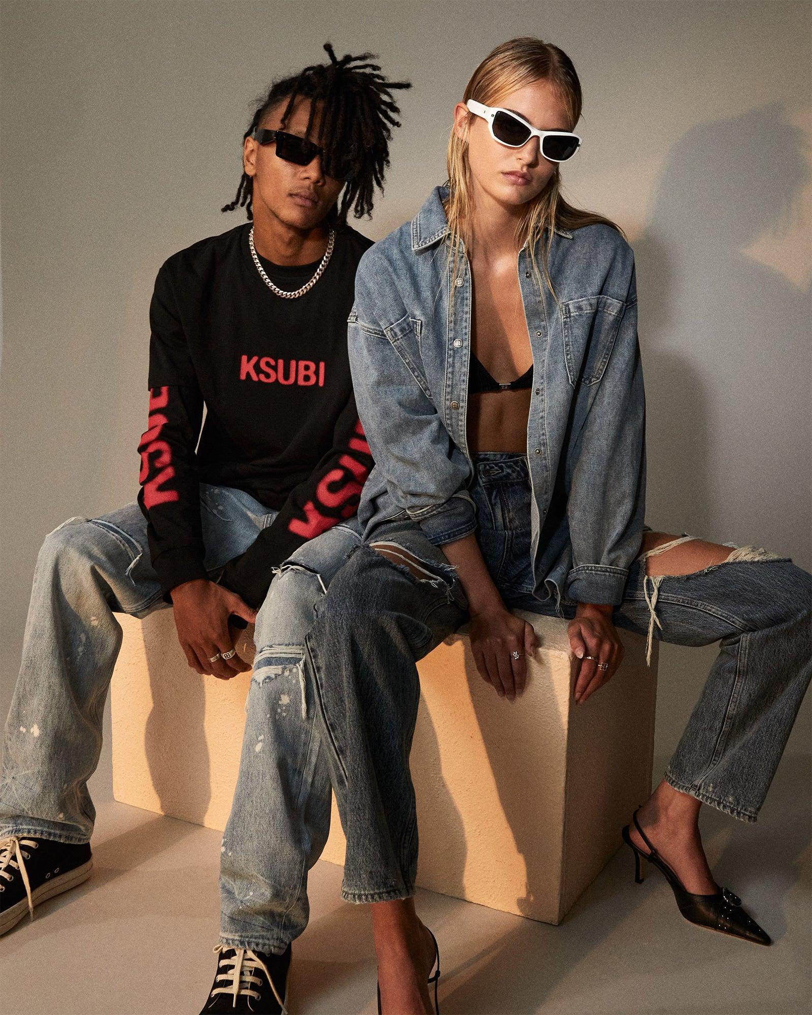 RELAX JEAN OVERKAST TRASHED Female Product Image