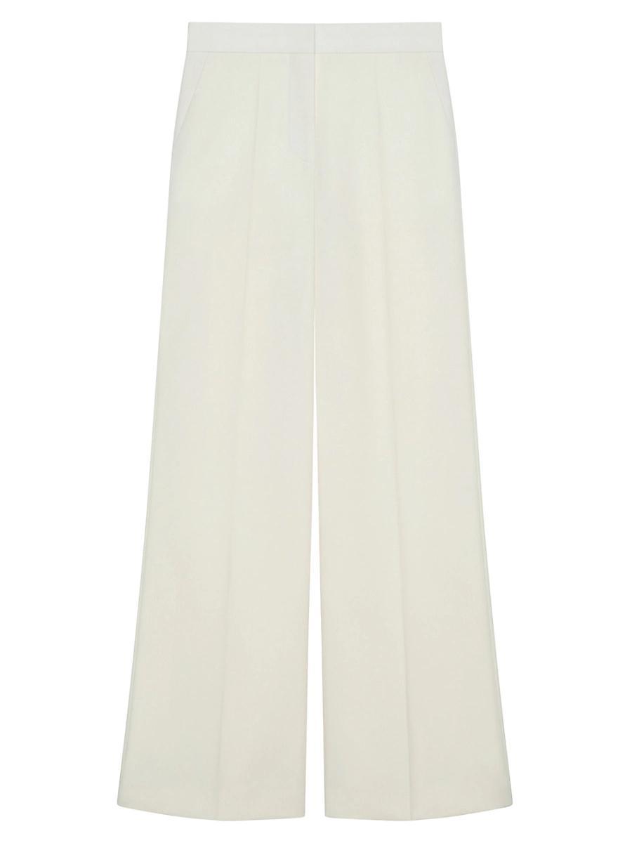 Womens Flare Tailored Pants in Wool and Mohair Product Image