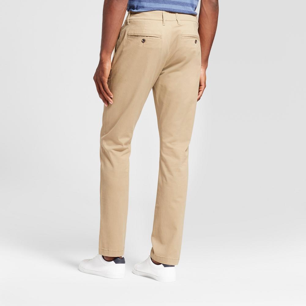 Mens Every Wear Slim Fit Chino Pants - Goodfellow & Co Sculptural Tan 34x30 Product Image