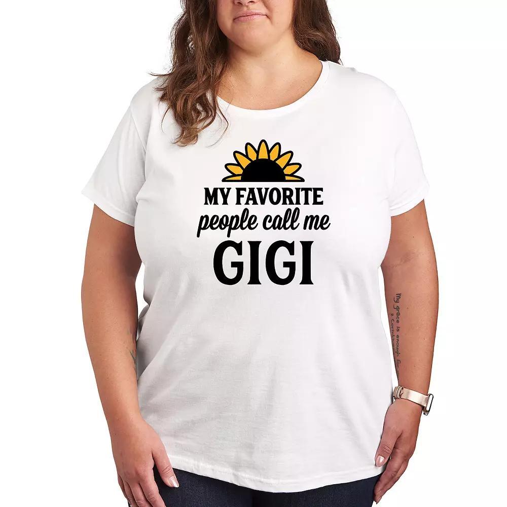 Plus Favorite People Gigi Graphic Tee, Womens Product Image