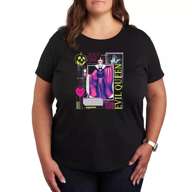 Disney's Snow White Evil Queen Plus Size Graphic Tee, Women's, Size: 1XL, Blue Product Image