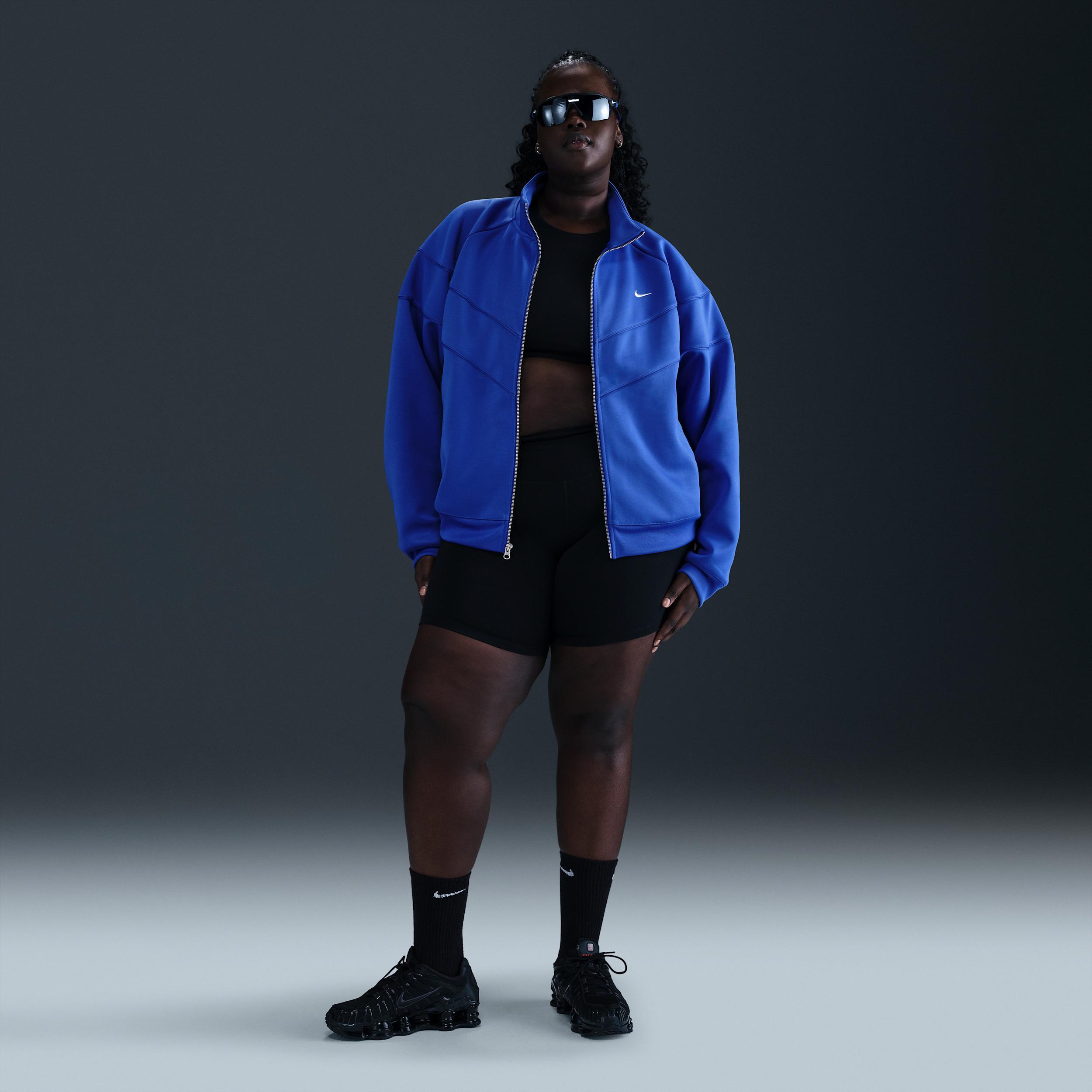 Womens Nike Sportswear Windrunner Knit Jacket (Plus Size) | HJ0977-010 Product Image