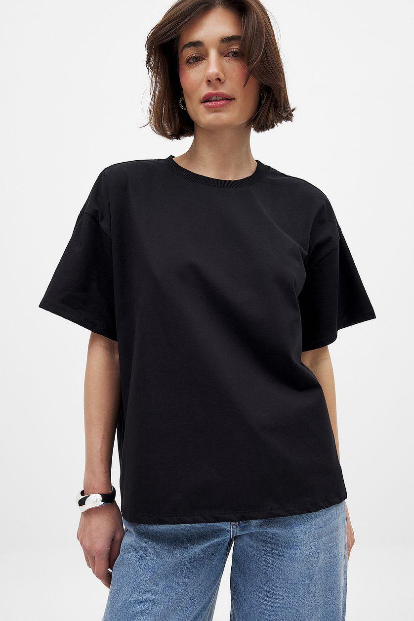 Round Neck Oversized Heavy Tee Product Image