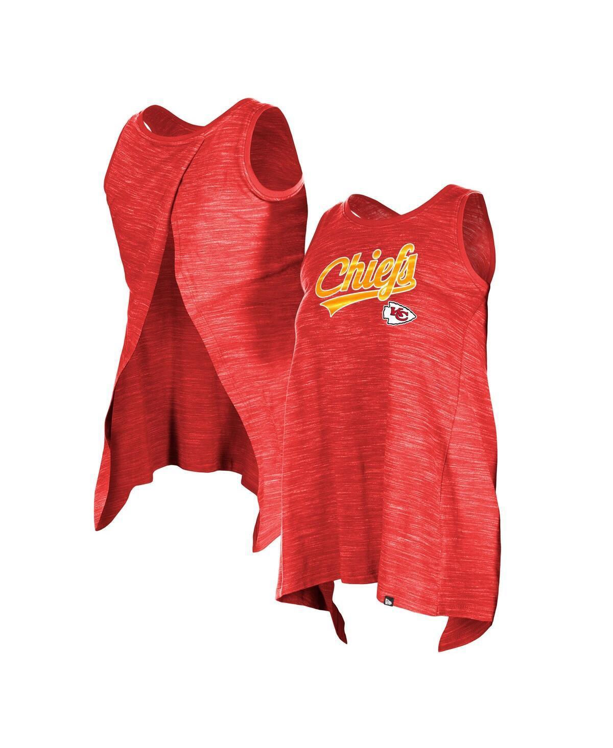 Womens New Era Kansas City Chiefs Space Dye Active Tank Top Product Image