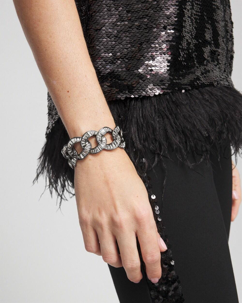 Hematite Baguette Link Bracelet   Chico's - Hematite - Women Product Image