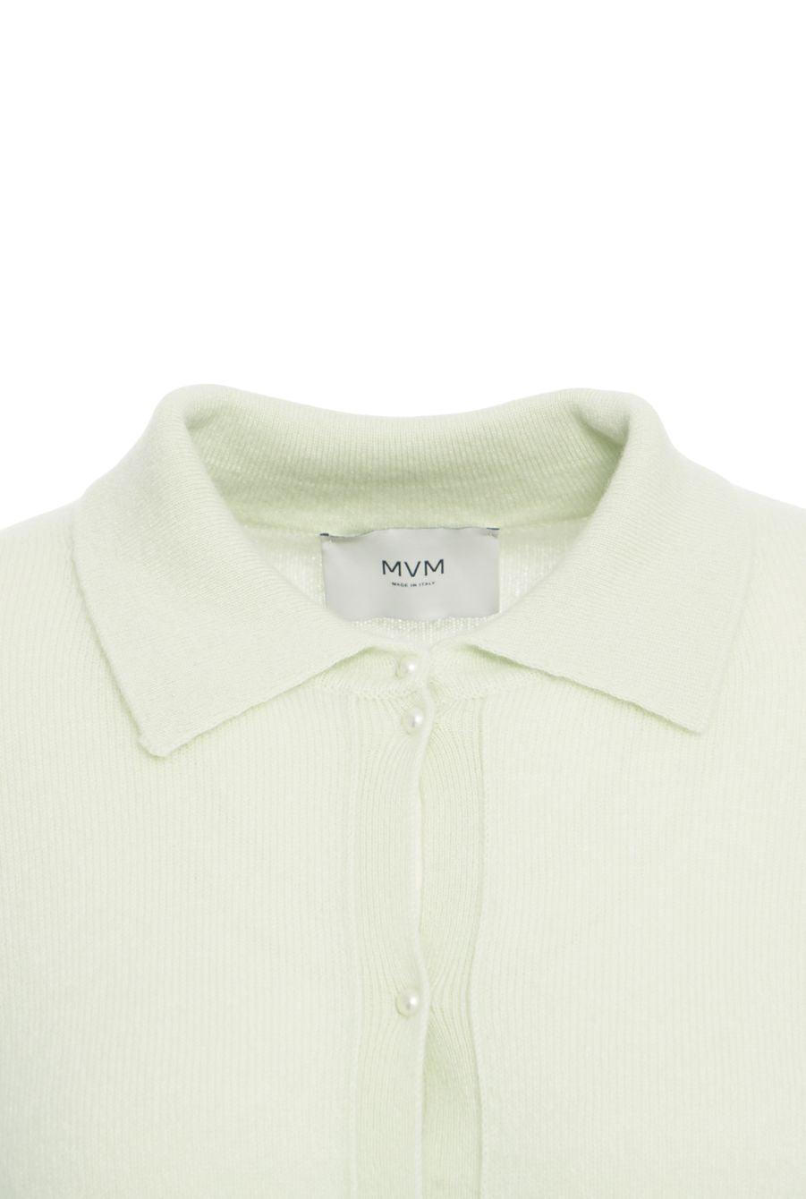 Knitted sweater with polo collar Product Image