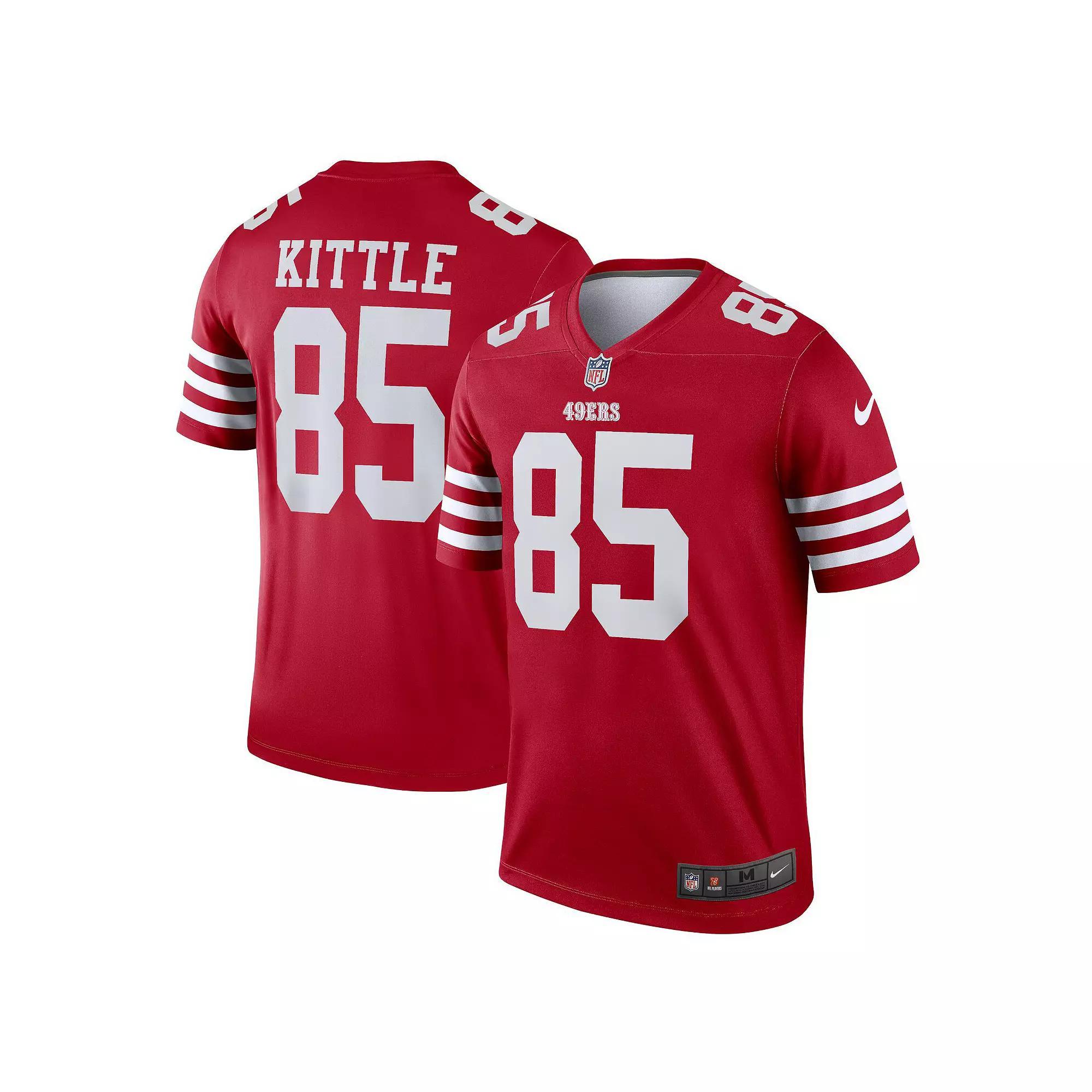 Men's Nike George Kittle Scarlet San Francisco 49ers Legend Jersey,  Product Image