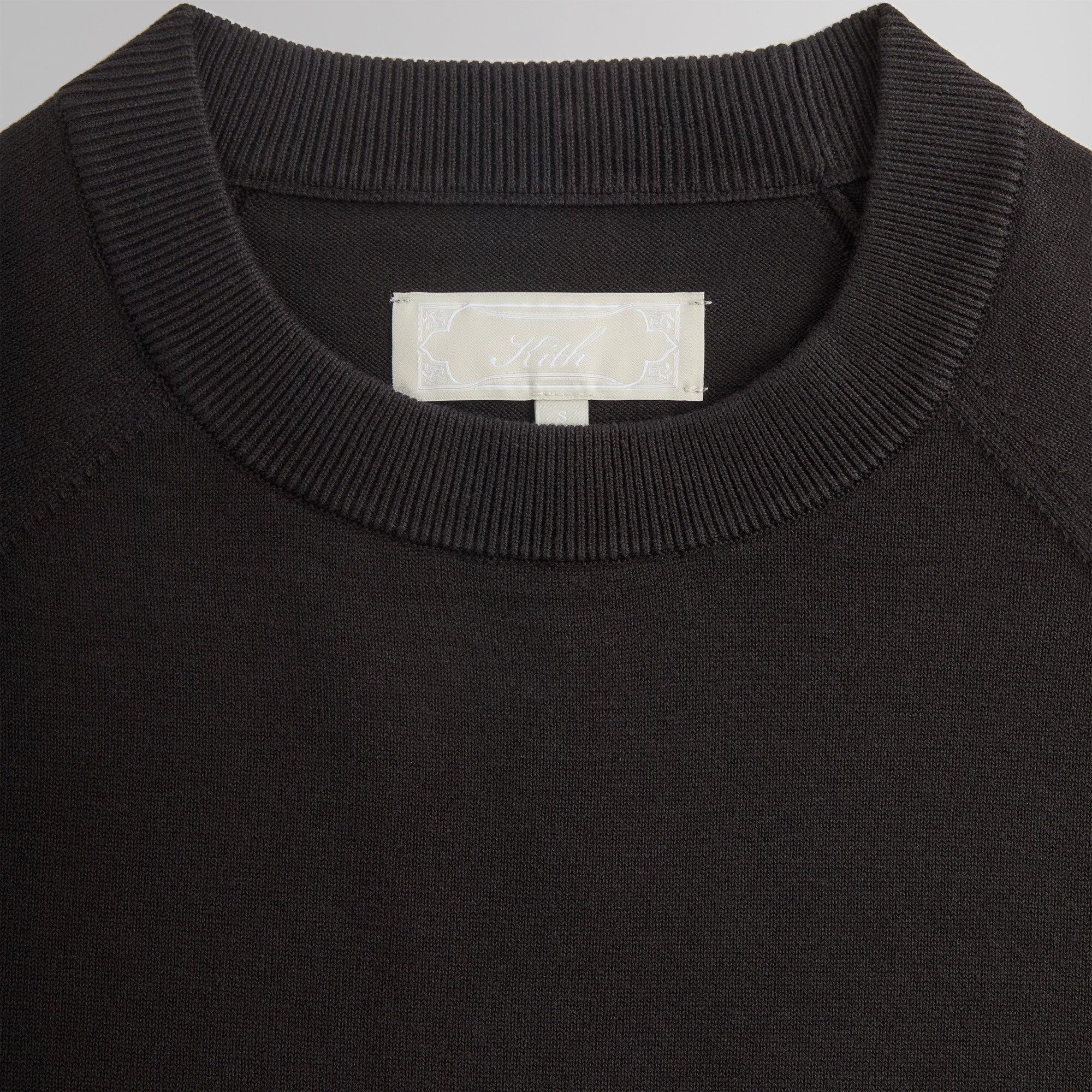 Kith Fine Knit Addision Sweater - Black Male Product Image